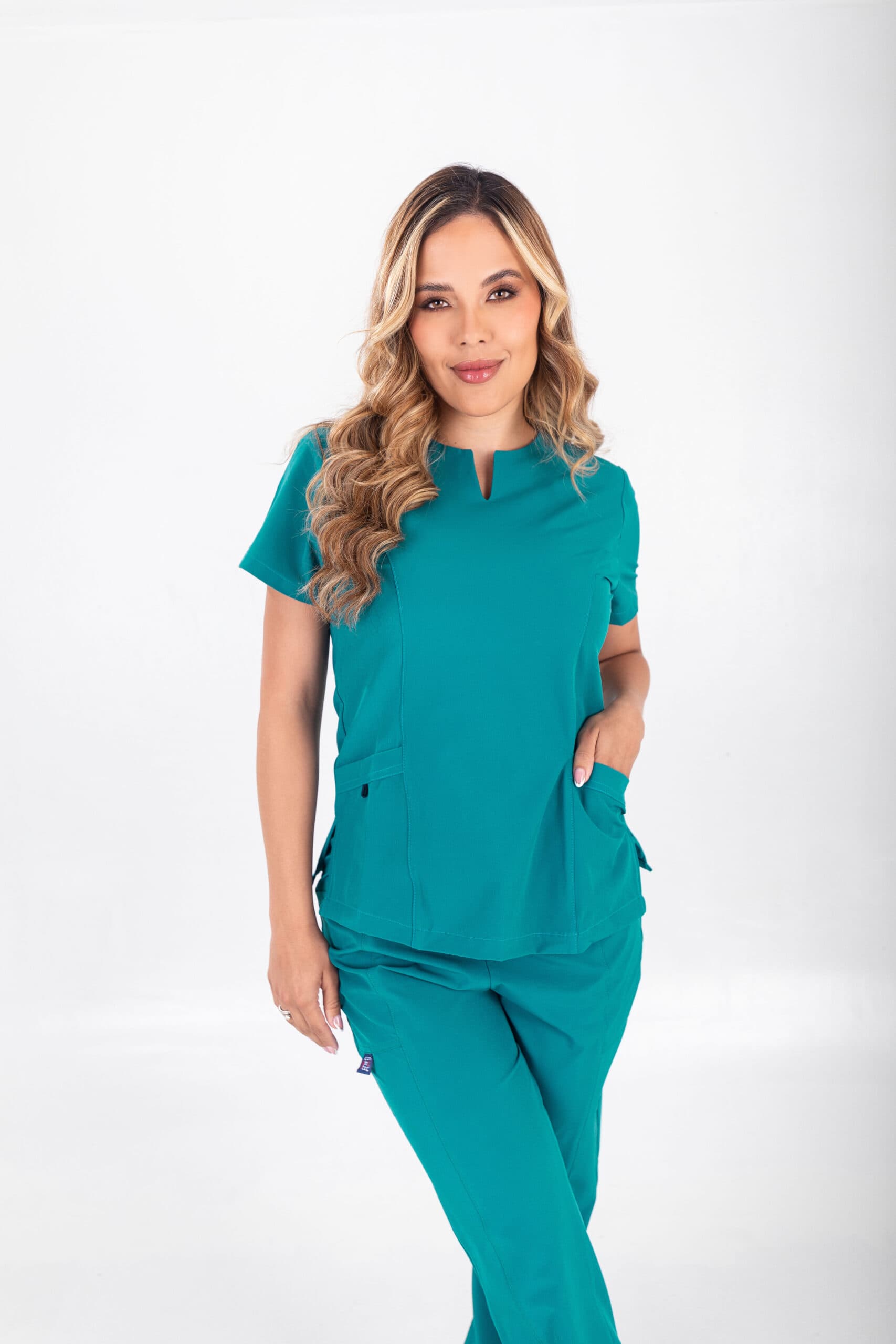 UNIFORME ANTIFLUIDO HOUSTON TURQUESA