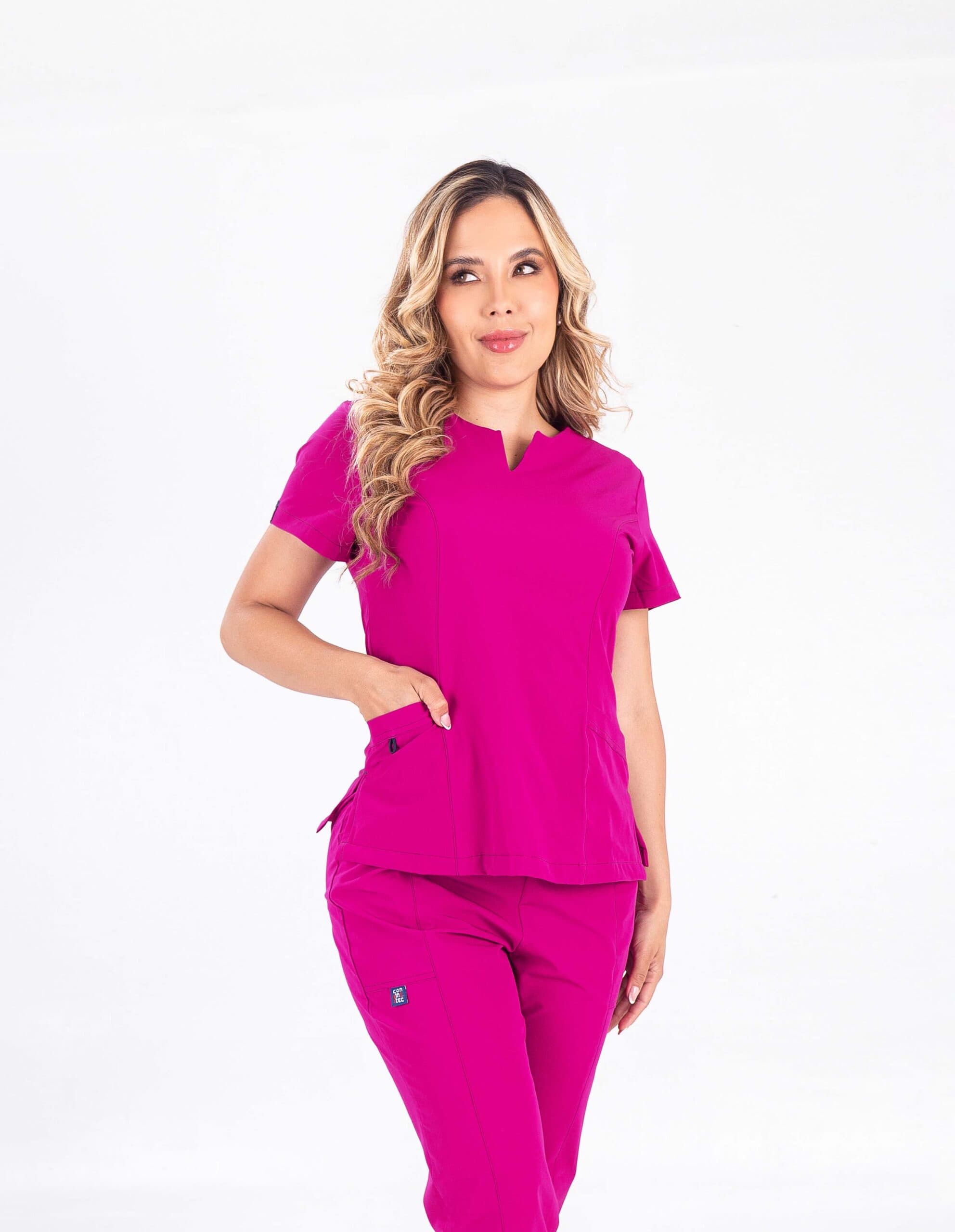 UNIFORME ANTIFLUIDO HOUSTON FUCSIA