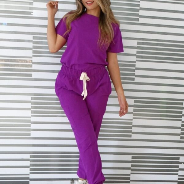 uniforme médico boston jogger morado