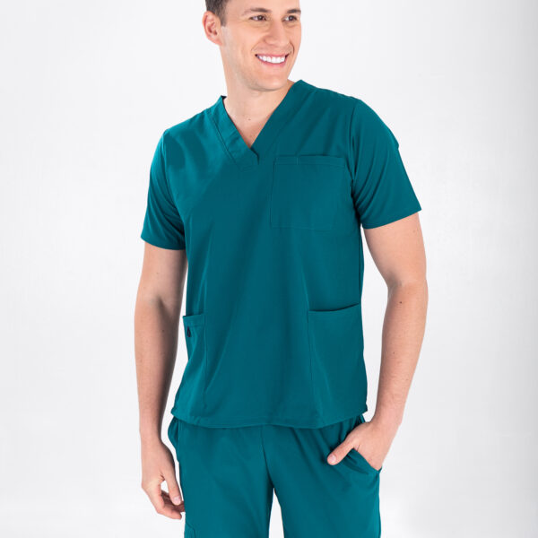 uniforme médico hombre stanford verde jade