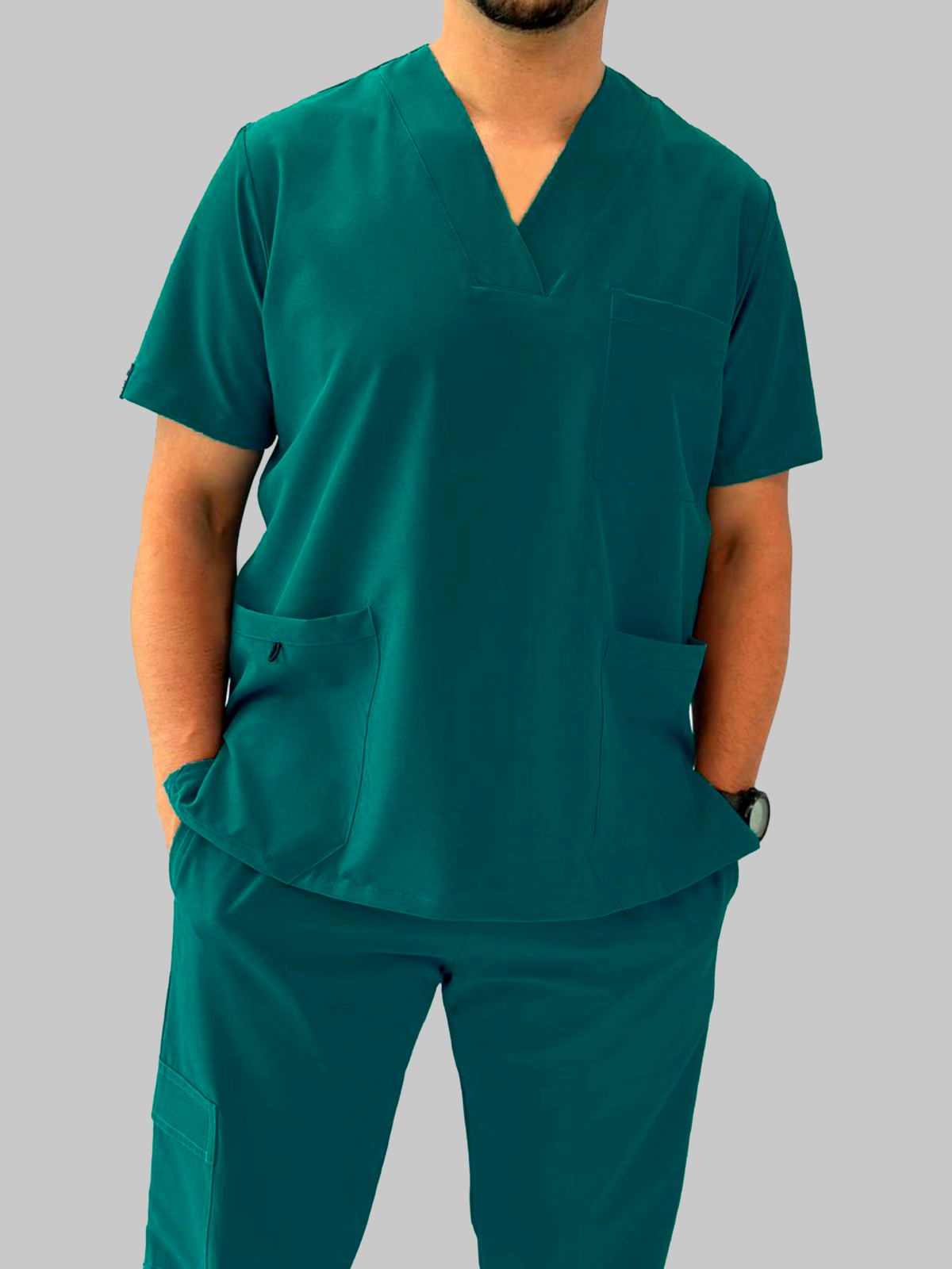 uniforme médico hombre stanford verde esmeralda