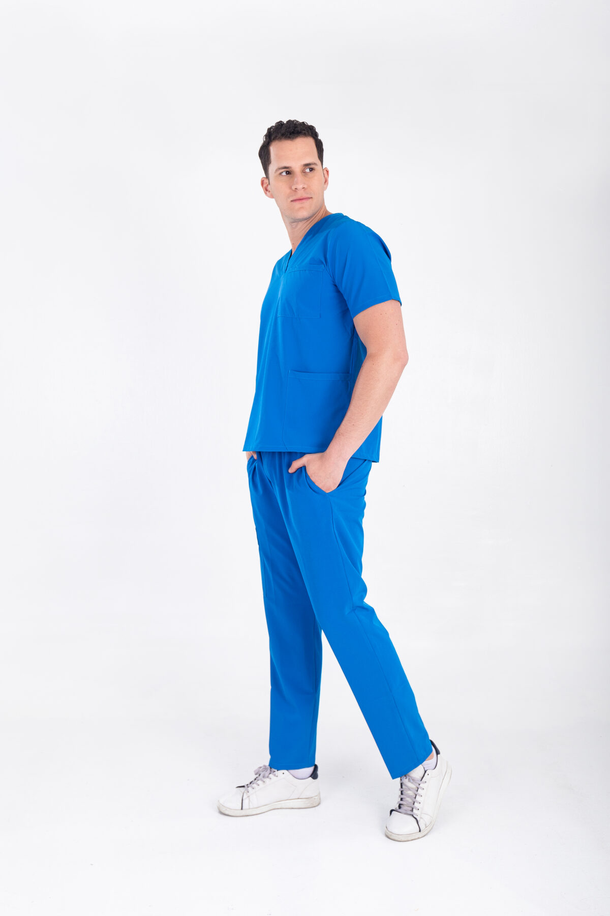 stanford uniforme médico hombre azul cielo